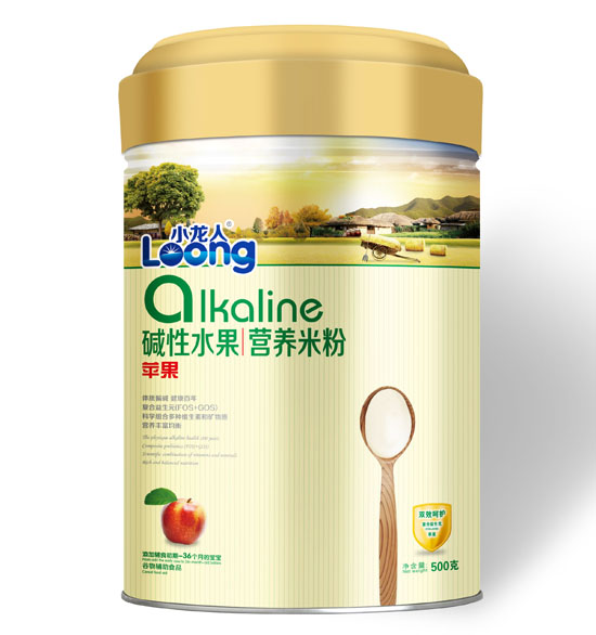 小龍人蘋果堿性水果營養(yǎng)米粉