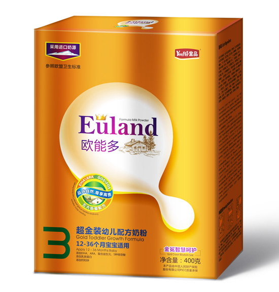 歐能多超金裝盒裝嬰兒配方奶粉3段