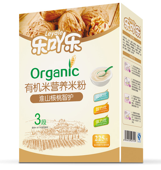 樂(lè)吖樂(lè)淮山核桃智護(hù)3段225g盒裝