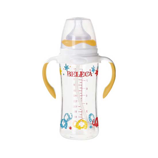 貝樂嘉硅膠奶瓶(黃色)手柄