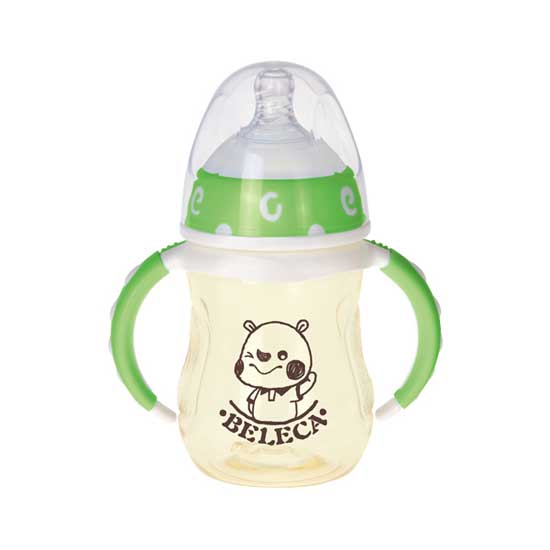 貝樂嘉PPSU奶瓶120ML(綠色)手柄