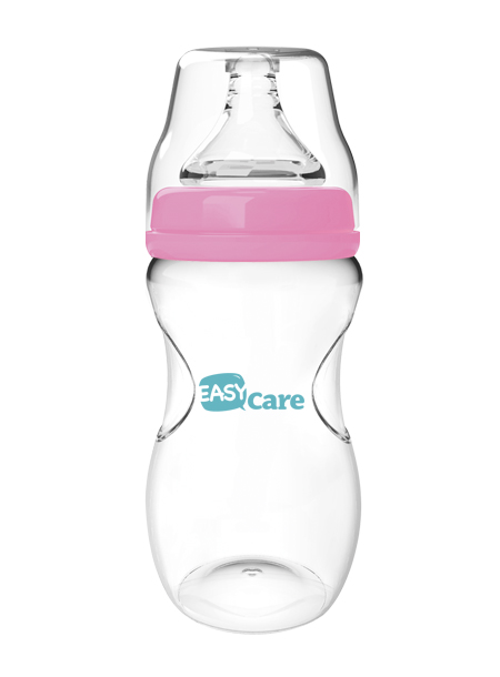 伊斯卡爾240mlPP寬口徑奶瓶(紅)