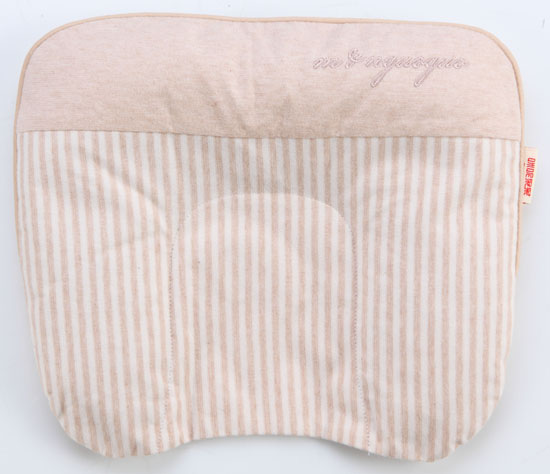 咪呢果果U型彩棉卡其寶寶枕