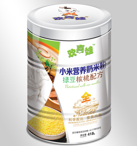 歡喜娃綠豆核桃配方小米營(yíng)養(yǎng)奶米粉