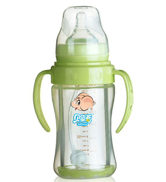 貝嬰奇寬口雙層感溫防爆玻璃奶瓶180ML