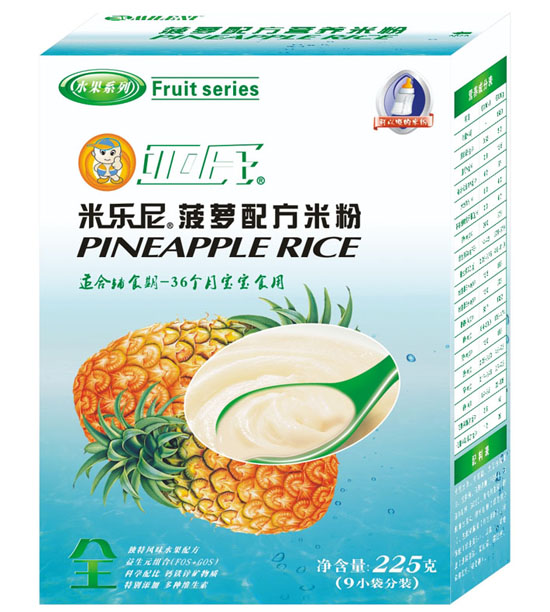亞氏米樂(lè)尼菠蘿配方米粉盒裝