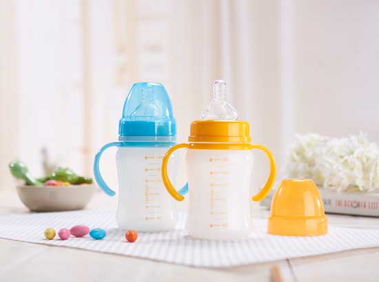 樂(lè)米樂(lè)有柄寬口奶瓶(180ml)