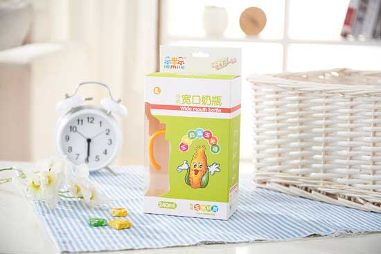 樂(lè)米樂(lè)有柄寬口奶瓶盒(240ml)