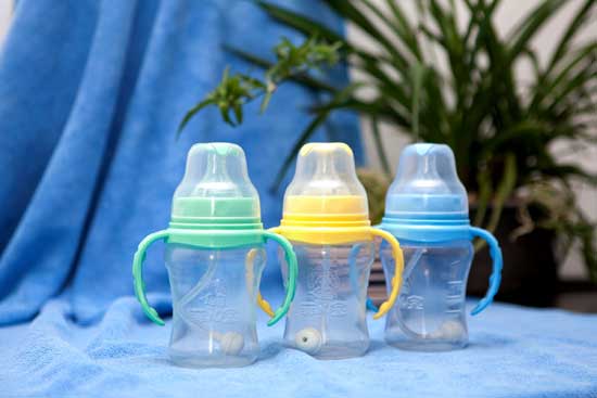 菲兒寶210ML寬口PP全自動奶瓶(藍(lán)黃綠)