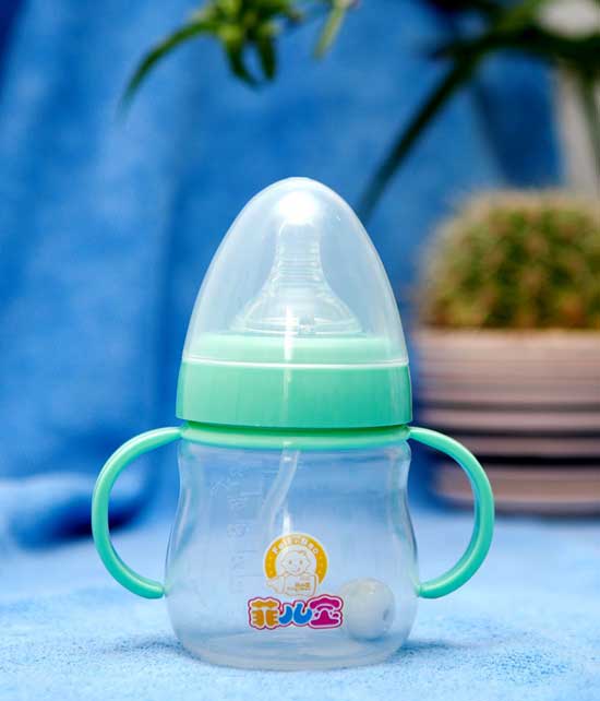 菲兒寶180ML寬口PP全自動奶瓶(綠)