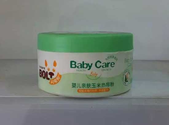 閃電狗嬰兒親膚玉米熱痱粉