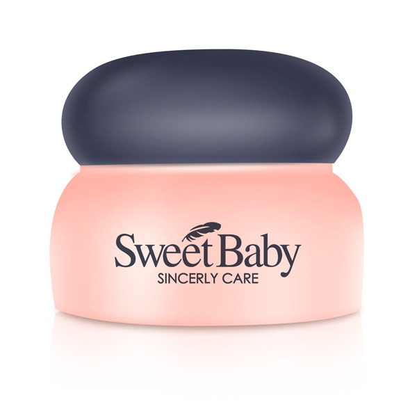 新適櫻寶鼠尾草嬰兒補(bǔ)水潤(rùn)膚霜-瓶