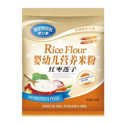 得力素紅棗蓮子?jì)胗變籂I養(yǎng)米粉