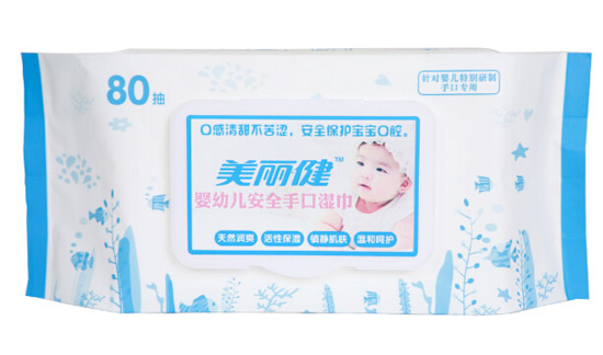 美麗健嬰幼兒濕巾80片裝