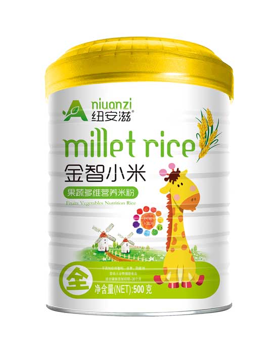 紐安滋果蔬多維金智小米營養(yǎng)米粉全段