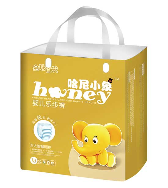 哈尼小象嬰兒樂步褲L碼