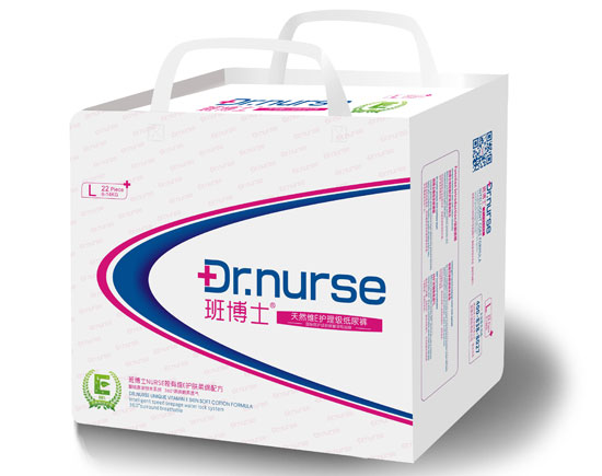 班博士天然維E護理級紙尿褲L碼22片中包