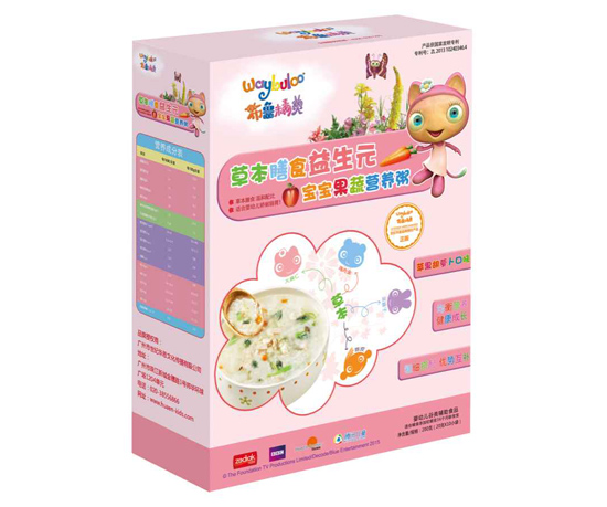 布魯精靈草本膳食益生元寶寶果蔬營養(yǎng)粥