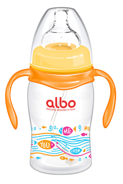 愛樂寶220ml寬口圓弧自動奶瓶