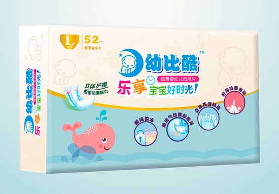 幼比酷紙尿片大包L-52片