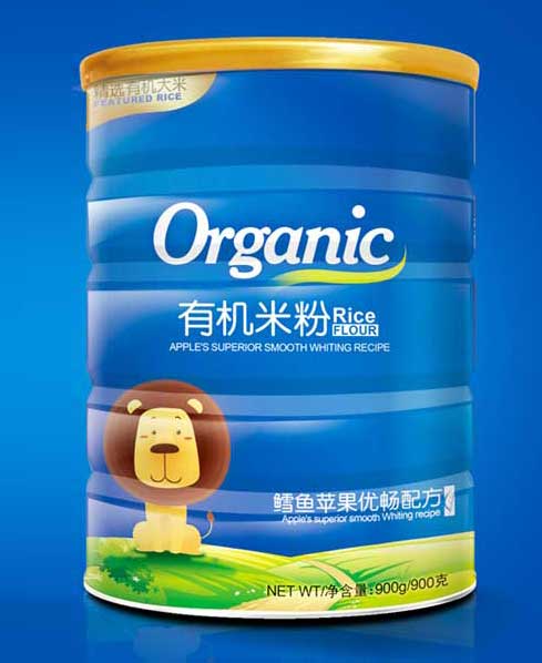 兒葆鱈魚蘋果優(yōu)暢配方有機(jī)米粉