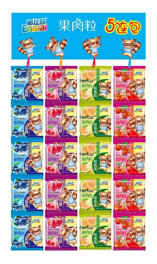 嗯比哎果肉粒5連包