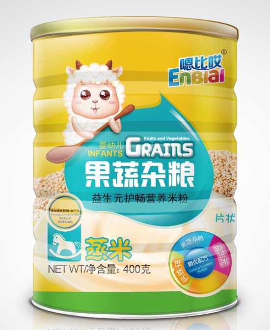 嗯比哎果蔬雜糧益生元護暢營養(yǎng)米粉