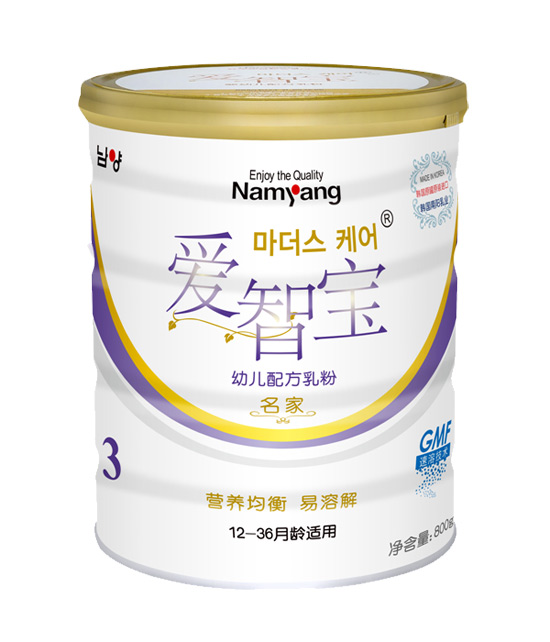 愛(ài)智寶名家幼兒配方乳粉3段