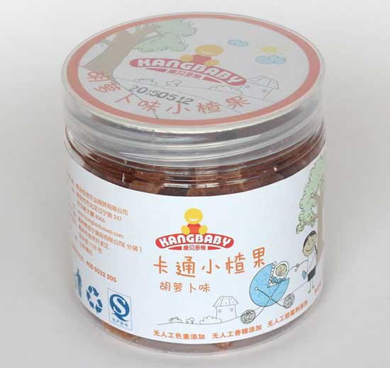 康貝多維胡蘿卜味卡通小渣果