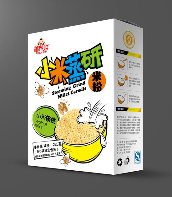 福萊娃核桃配方小米蒸研米粉