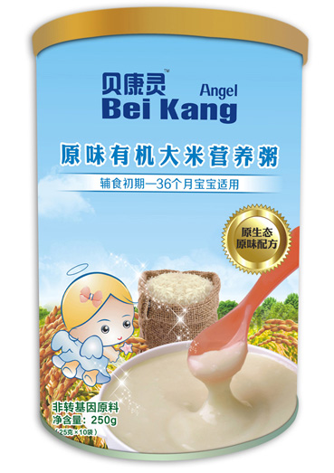貝康靈原味有機(jī)大米營(yíng)養(yǎng)粥(聽(tīng)裝)