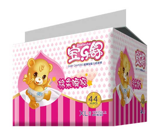 寶樂舒棉柔瞬吸超薄紙尿褲大包XL碼