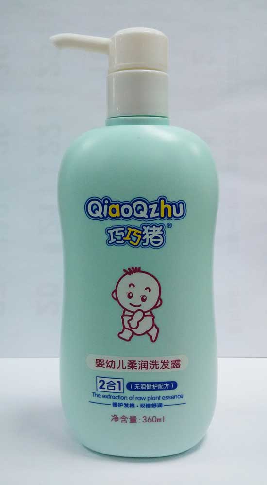 巧巧豬360ml嬰幼兒柔潤(rùn)洗發(fā)露