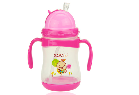 果兒企鵝學(xué)飲杯粉色