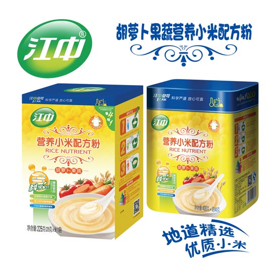 江中胡蘿卜果蔬營(yíng)養(yǎng)小米配方米粉