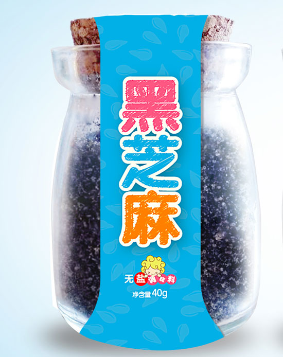 愛米小鎮(zhèn)黑芝麻無鹽調味料