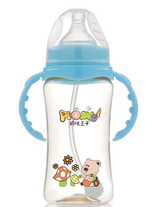 媽咪王子PPSU寬口自動(dòng)吸300ml奶瓶