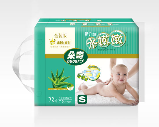 朵奇金裝水嫩嫩紙尿褲橫放-S