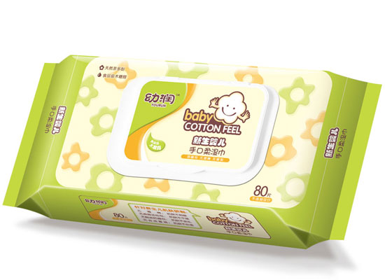 幼潤手口柔濕巾80片