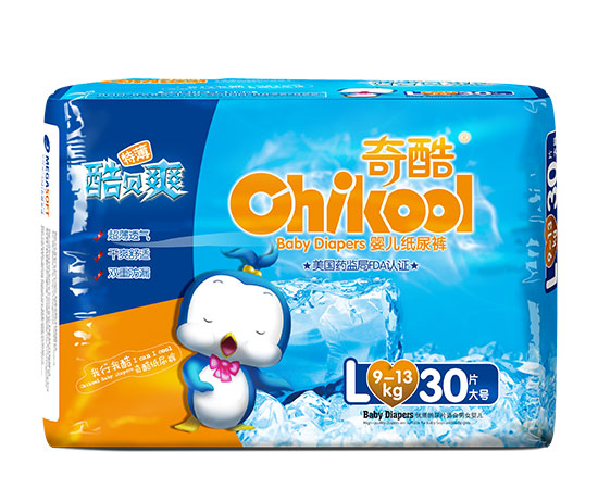 奇酷酷貝爽紙尿褲L30片