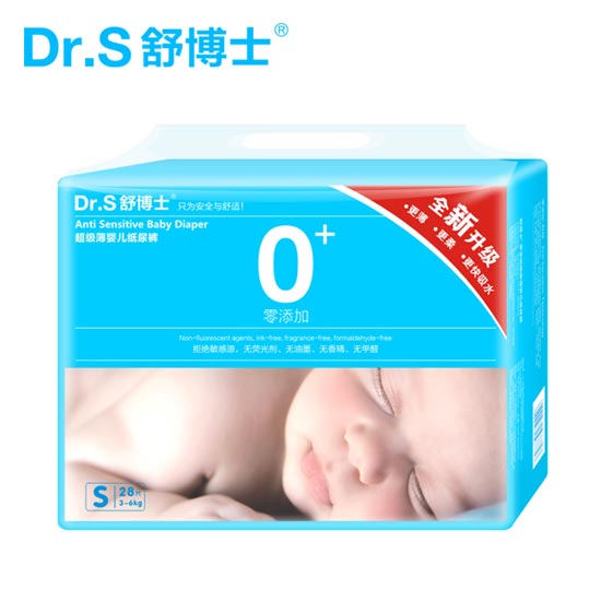 舒博士超級薄嬰兒紙尿褲S28片