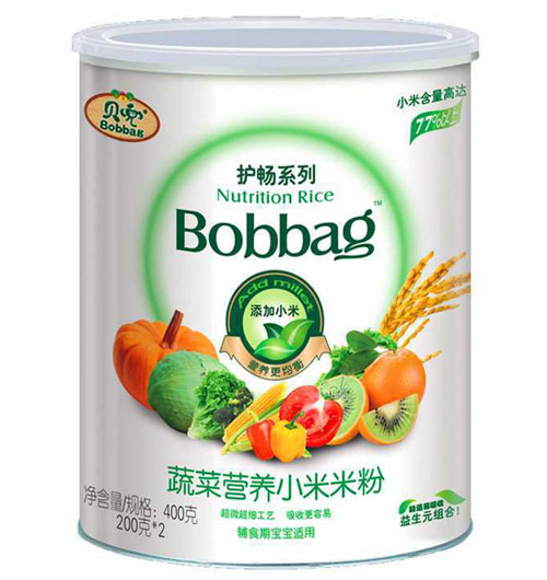 貝兜蔬菜營養(yǎng)小米米粉