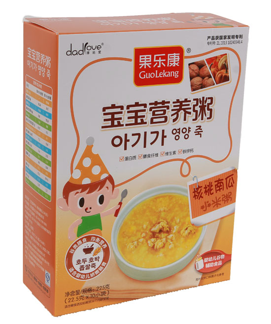 果樂(lè)康核桃南瓜小米營(yíng)養(yǎng)粥