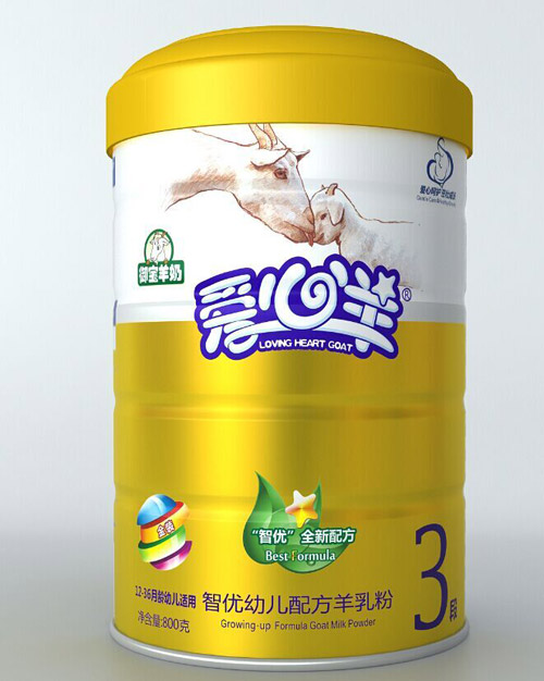 愛心羊智優(yōu)幼兒配方羊乳粉3段800g
