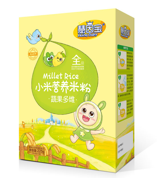 慧因?qū)毷吖嗑S盒裝小米營養(yǎng)米粉