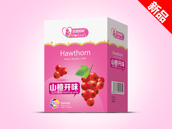 貝因媽咪山楂開(kāi)味壓片糖果