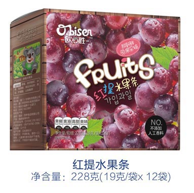 歐必勝紅提水果條