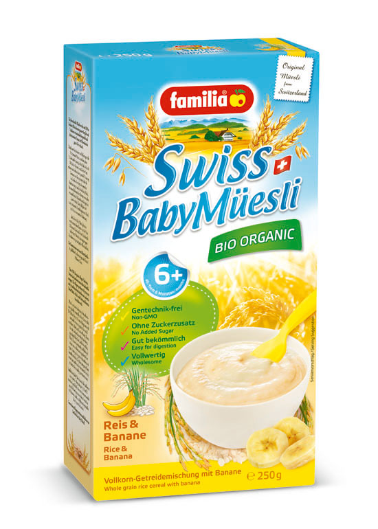 瑞氏麥寶寶有機(jī)香蕉糙米粉6+