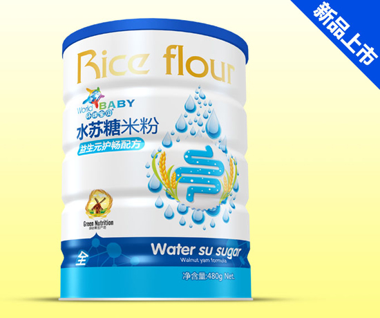 環(huán)球寶貝水蘇糖鐵聽-益生元護暢米粉