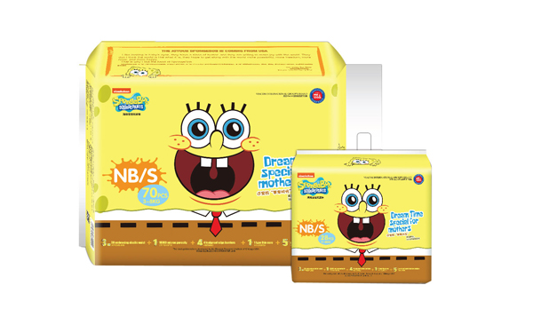 海綿寶寶黃金配比紙尿褲S碼